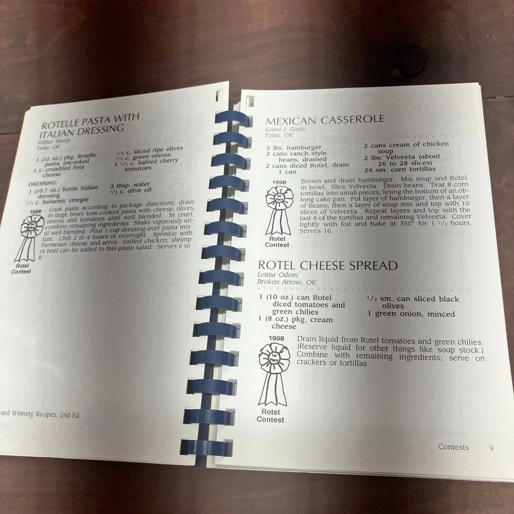 Tulsa State Fair Cookbook 1998 2nd Annual Prize Winning Recipes Oklahoma OK